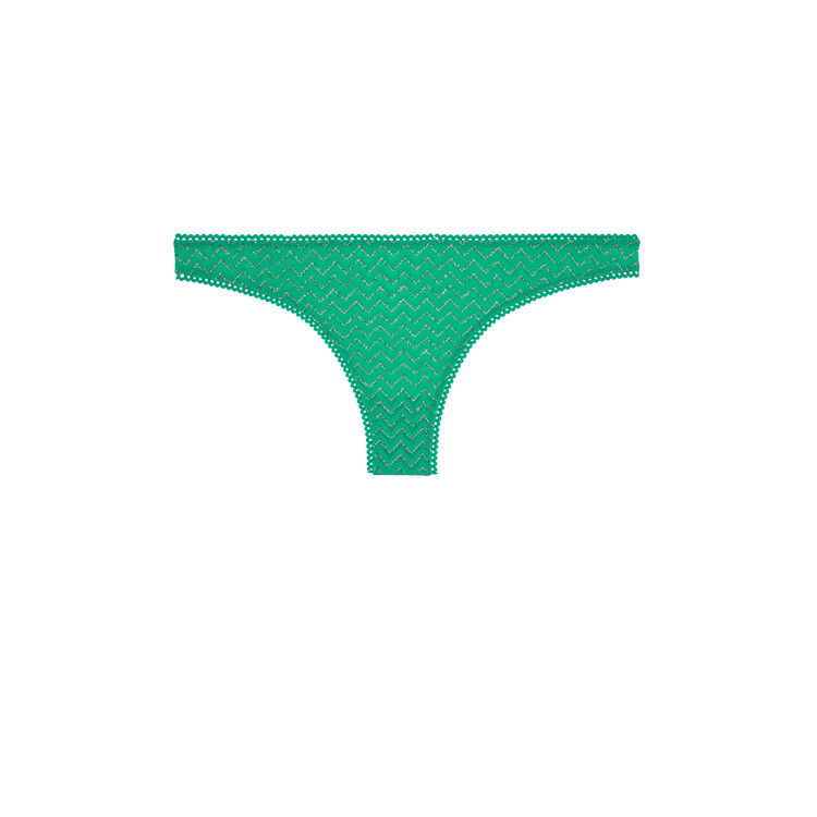 Braguita brasileña verde esmeralda lurexiz verde.