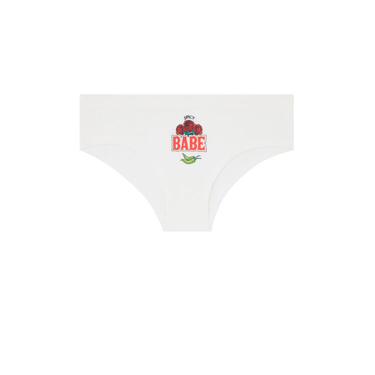 Braguita culotte blanco roto spiciz Braguita culotte blanco roto spiciz;