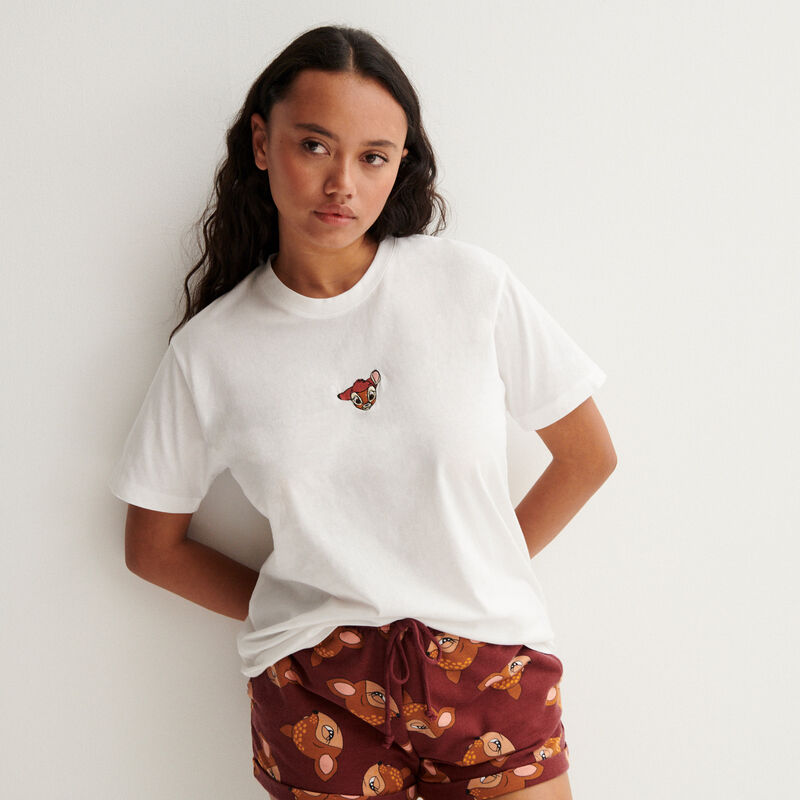 Camiseta de Bambi - blanca Camiseta de Bambi - blanca;