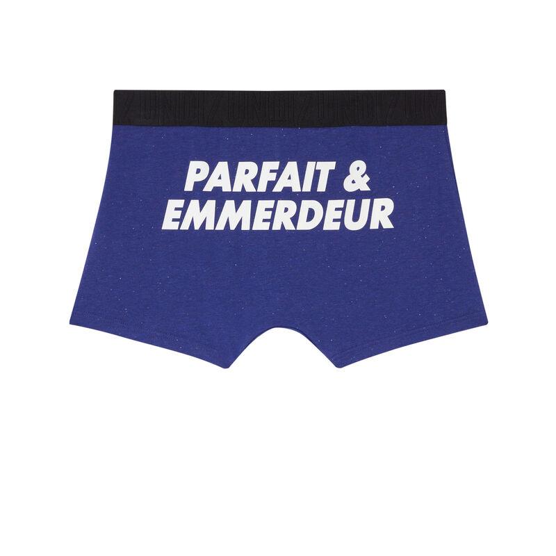 Bóxer con elástico y estampado Undiz - azul Bóxer con elástico y estampado Undiz - azul;