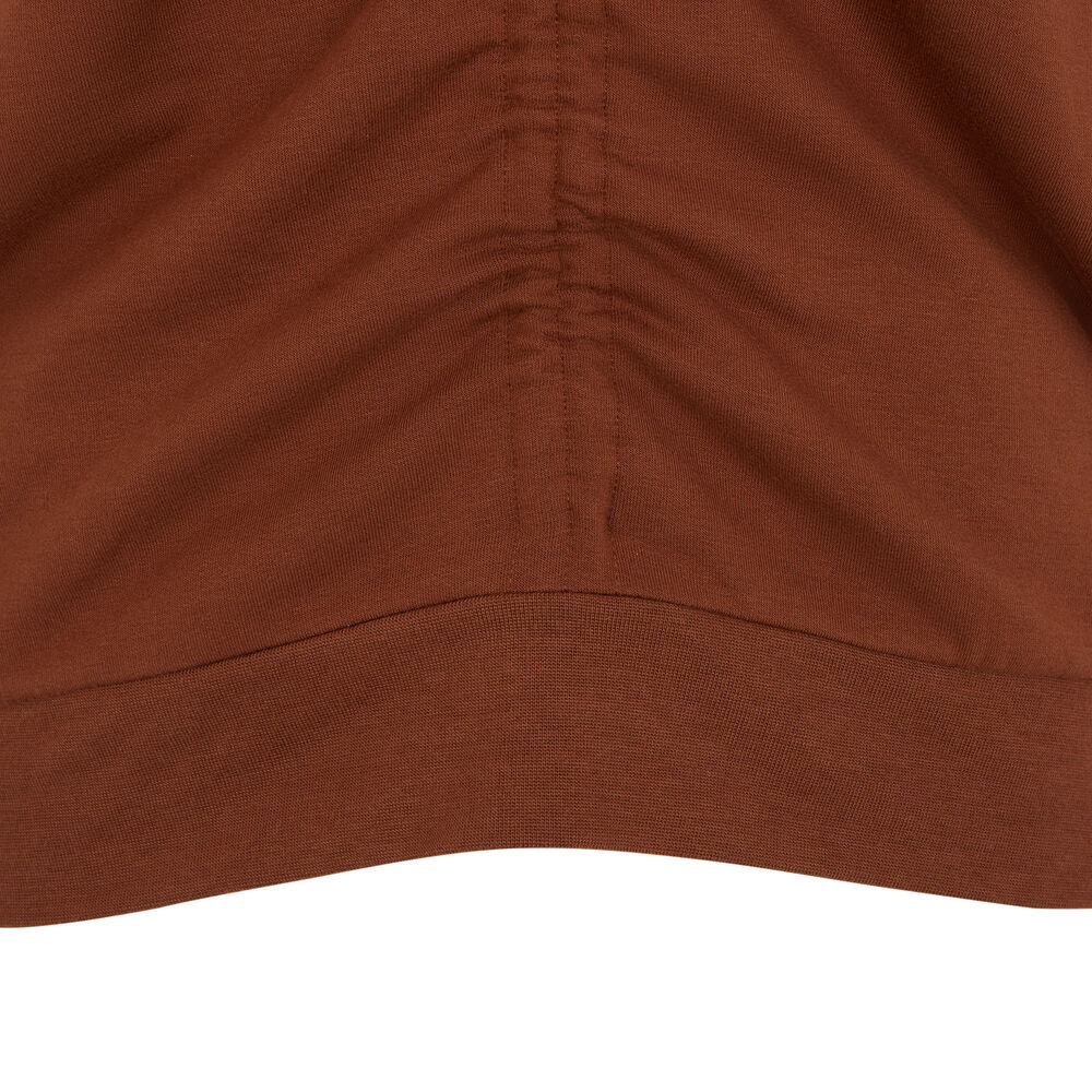 Sudadera con capucha - marrón marrón.