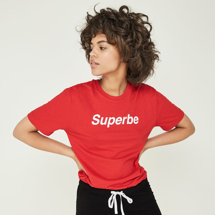 Camiseta roja superbiz red.