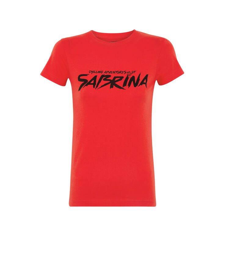 Camiseta de manga corta sabriniz rouge.