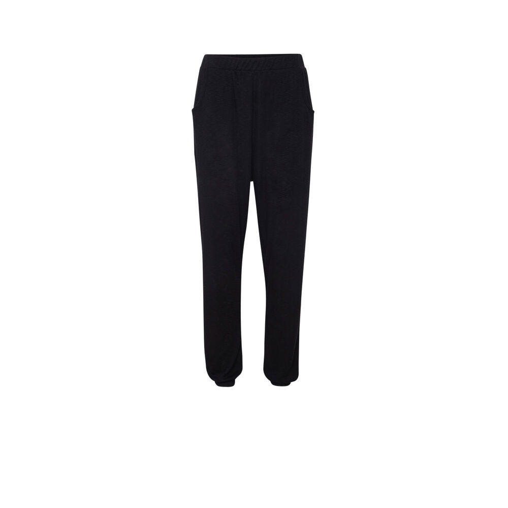 Pantalón con bosillos - negro negro.