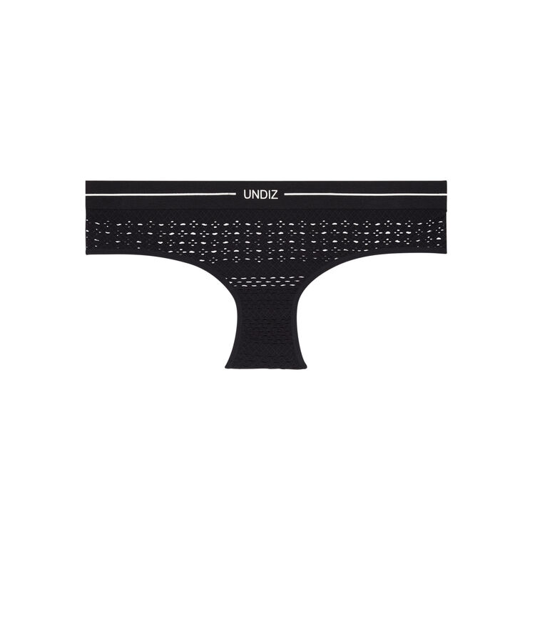 Braguita de material perforado francisportiz negro.