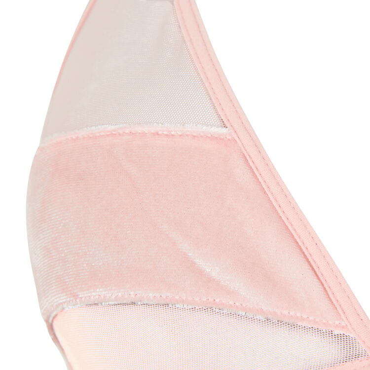 Sujetador triángulo rosa empolvado assisiz pink.
