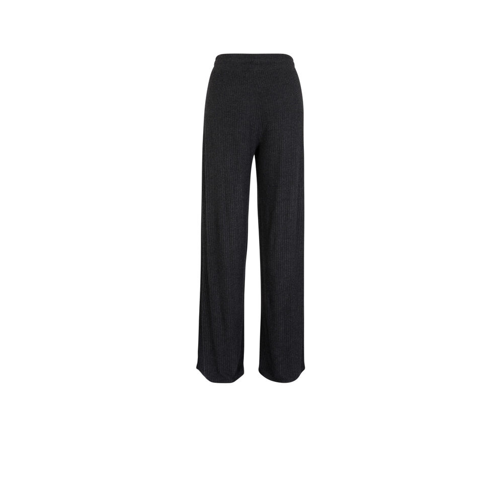 Pantalón ancho - negro negro.