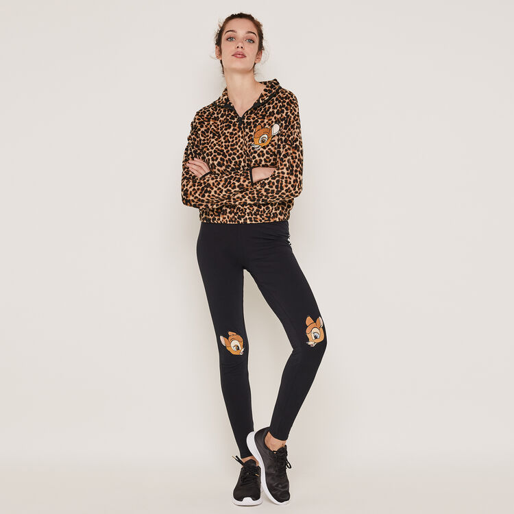 Leggings de punto con estampado de Bambi Bibichiz Leggings de punto con estampado de Bambi Bibichiz;
