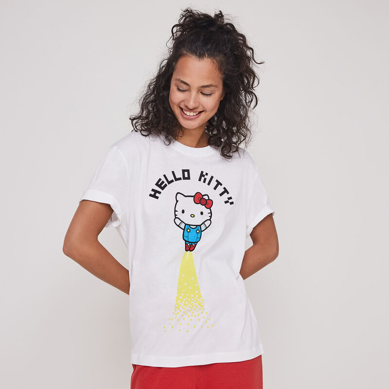 camiseta manga corta con estampado hello kitty jelokittiz camiseta manga corta con estampado hello kitty jelokittiz;
