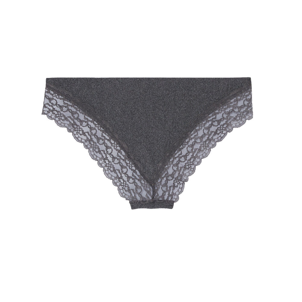 Braguita de microfibra shomiz gris.