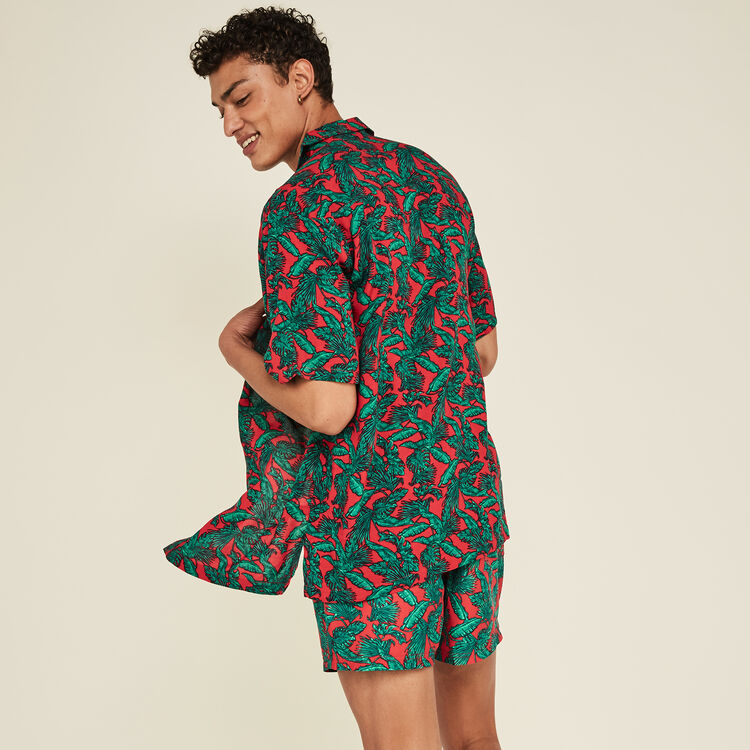 Camisa tropical amisagriz red.