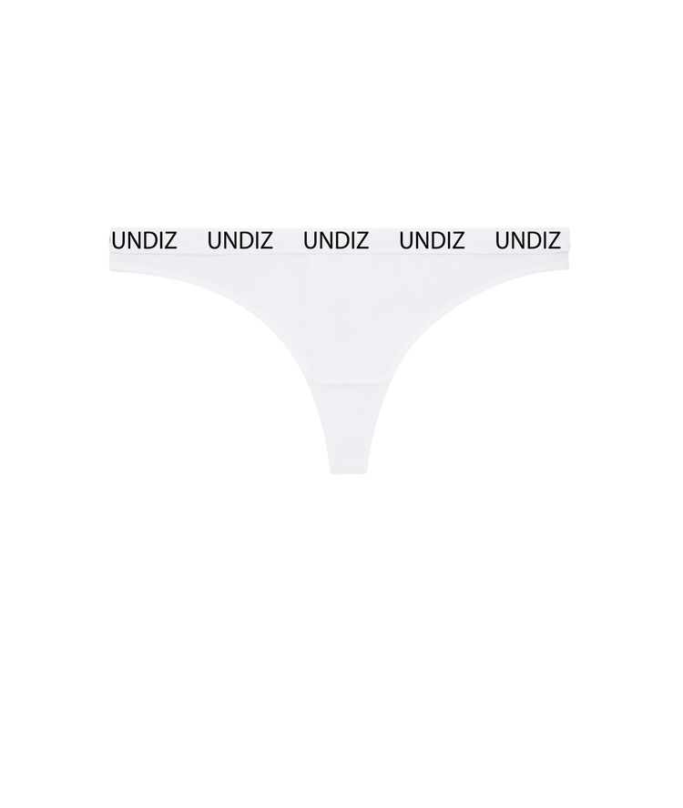 Braguita tanga de encaje secretiz blanco.