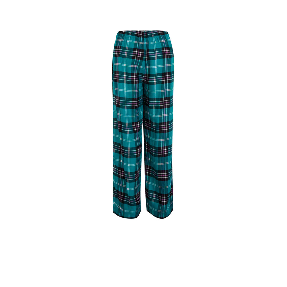 Pantalón a cuadros - verde verde.