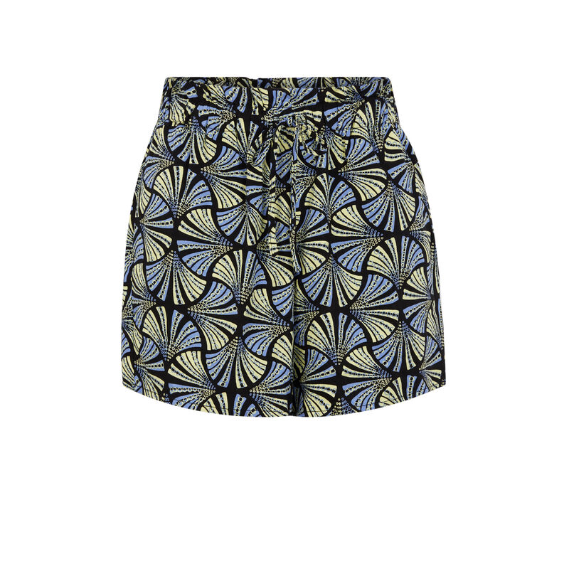 Short con estampado - negro Short con estampado - negro ;