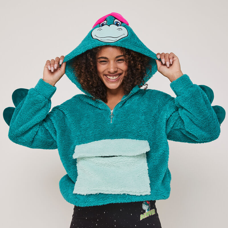 Sudadera polar con detalles bordados Denver denveriz Sudadera polar con detalles bordados Denver denveriz;
