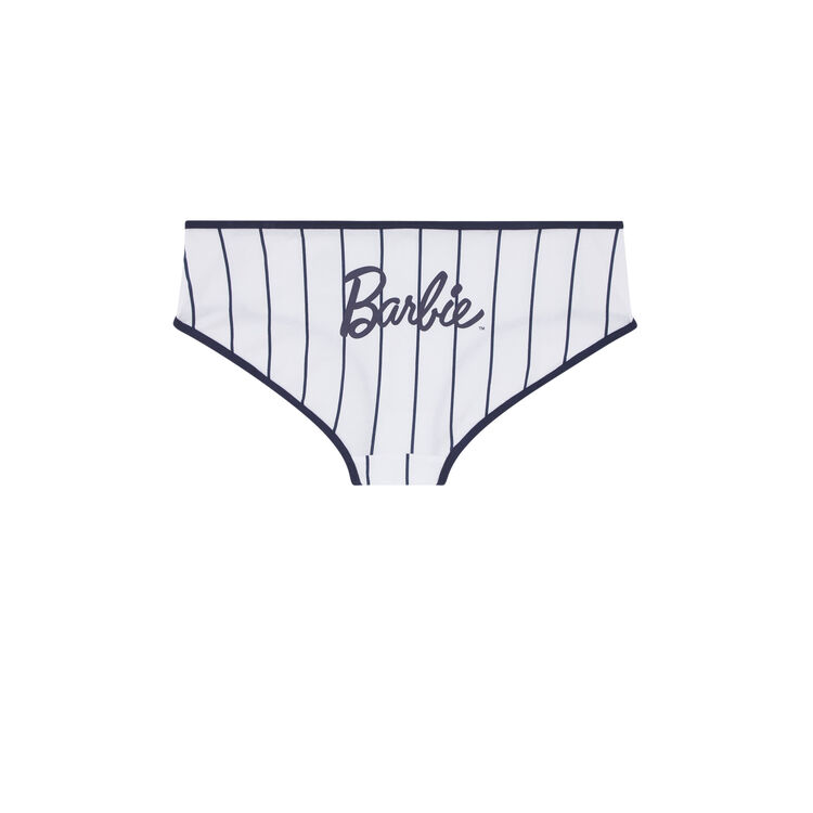 Braguita culotte de rayas pinkplastiz blanco.
