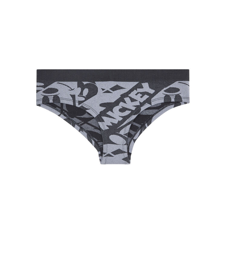 Braguita culotte de algodón mickey brassiniz negro.