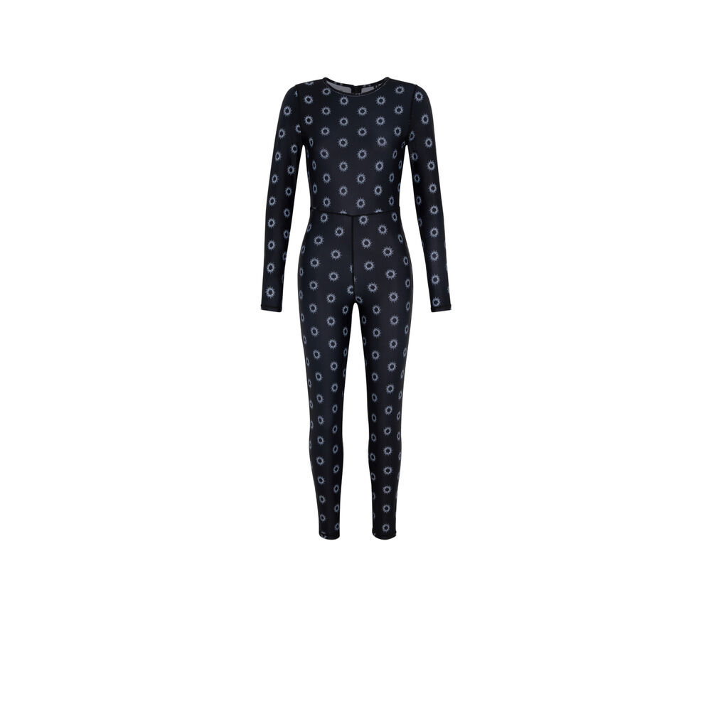 Mono con estampado - negro negro.