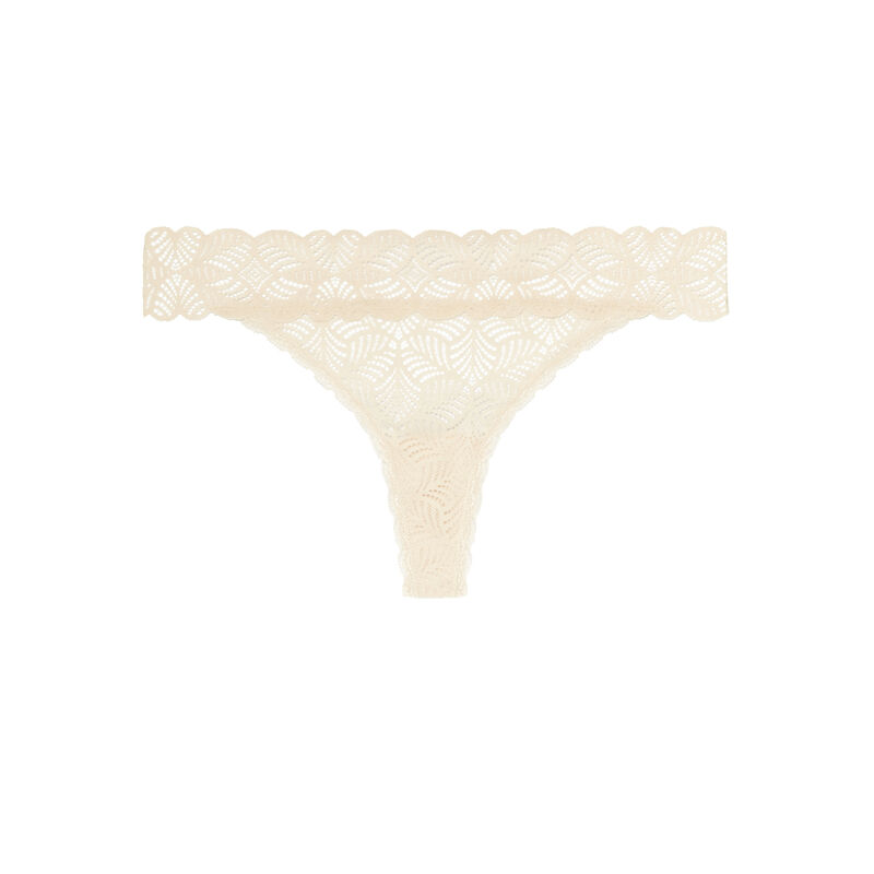 string tout en dentelle - écru string tout en dentelle - écru;