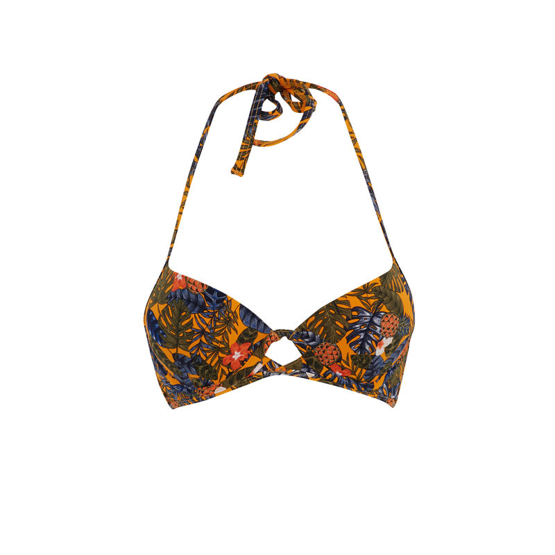 Parte de arriba de bikini push-up naranja gabiz Parte de arriba de bikini push-up naranja gabiz;