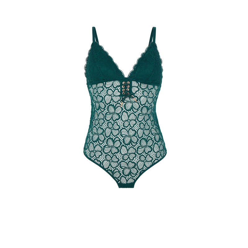 body de encaje - verde body de encaje - verde;