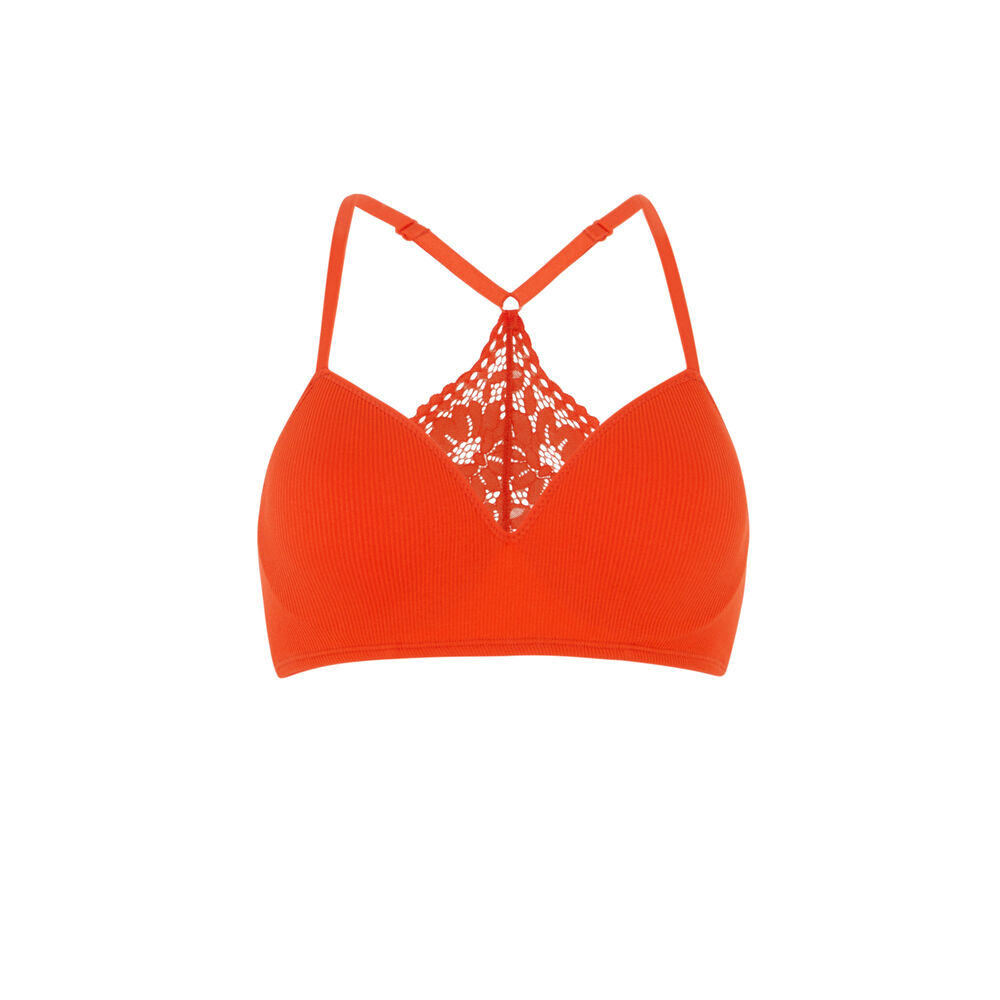 Sujetador push-up sin aros - rojo rojo.