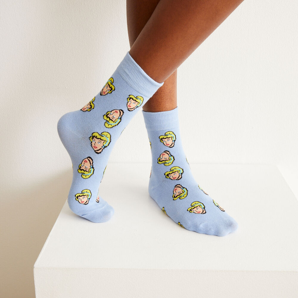 Braguita y calcetines de cenicienta - azul azul.