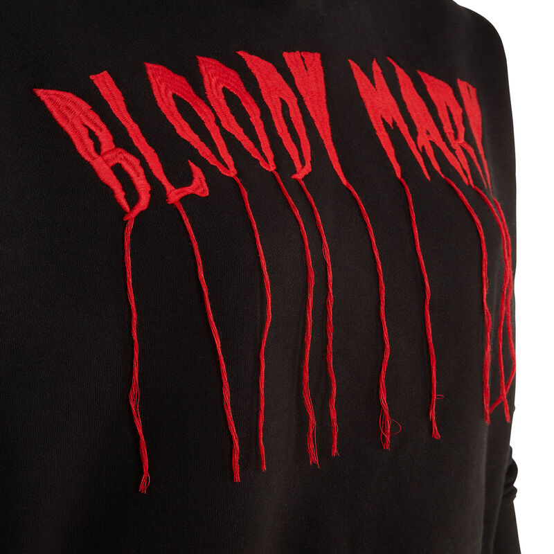 Sudadera negra horroriz Sudadera negra horroriz;
