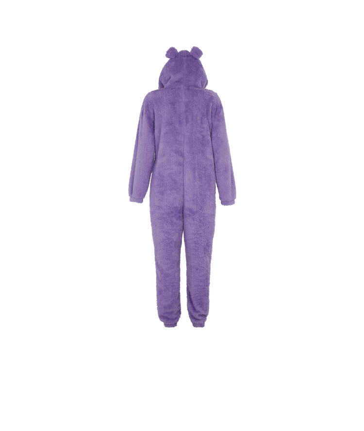 Mono polar con estampado de ositos amorosos bisounoursiz morado.