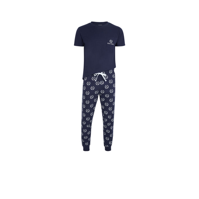 Set de top + pantalón elboiz azul marino.