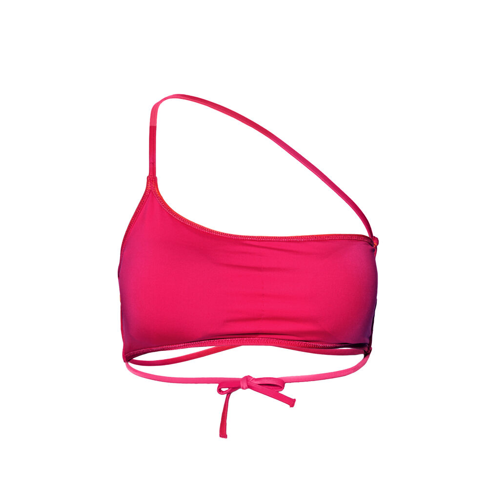 Top de bikini deportivo con degradé atardecer - rosa rosa.