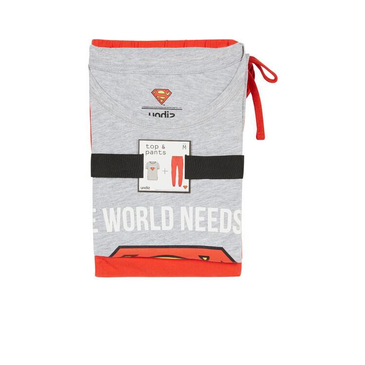 Conjunto de pijama gris para hombre needsiz grey.