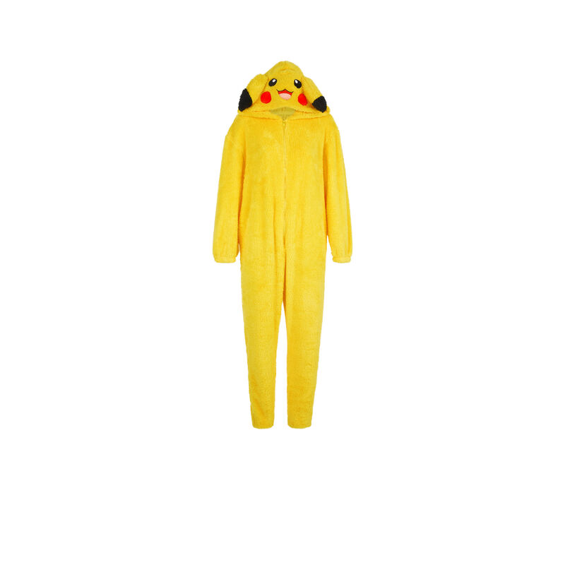 Mono polar con estampado pikachu pikatiz amarillo.