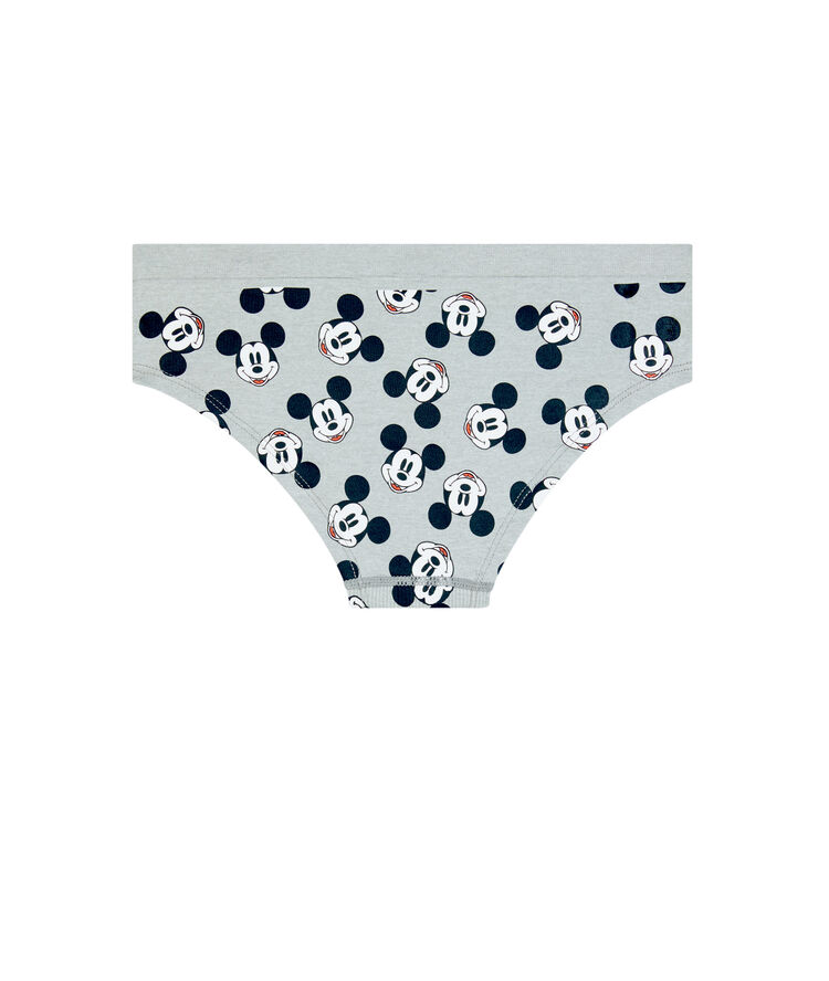 Short con estampado de mickey - gris gris.