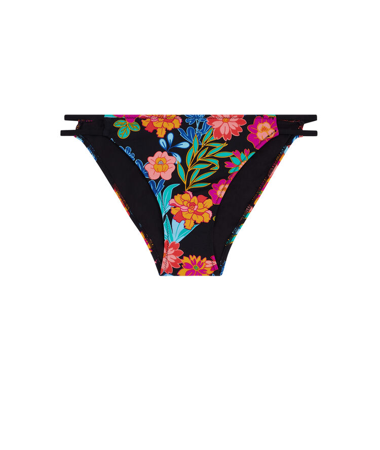 Parte de abajo de maillot de baño negro pinataiz negro.