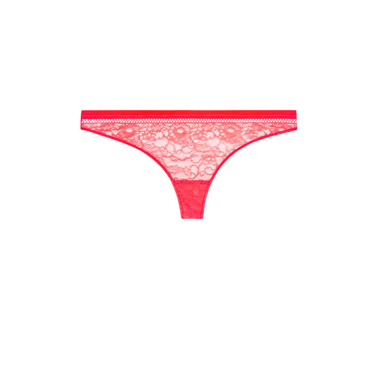 Braguita tanga coral fluo revoltiz rosa.