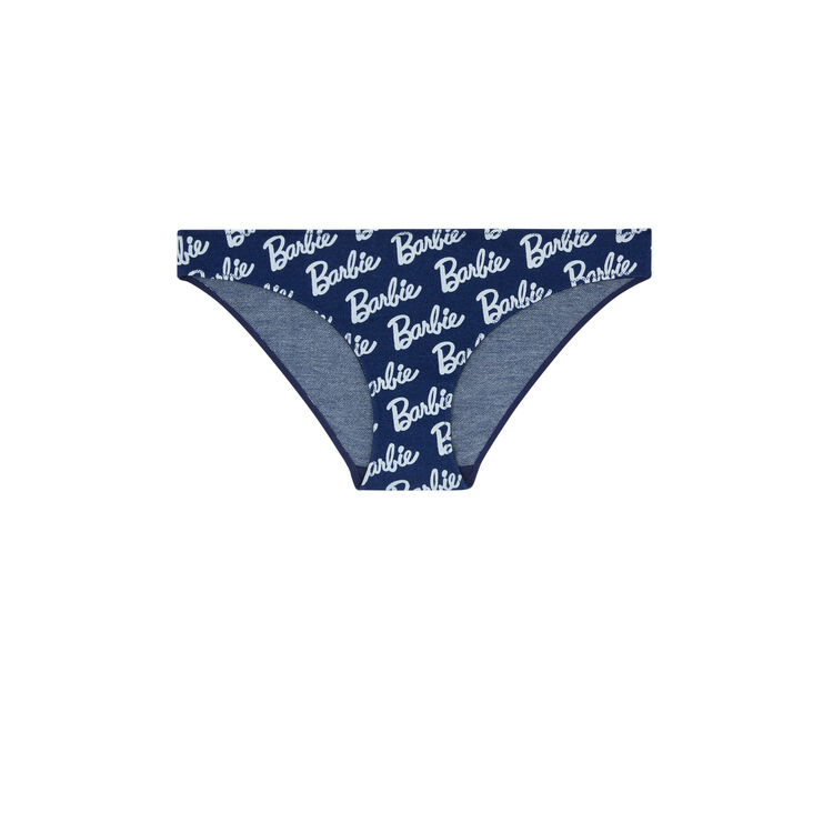 Braguita vaquera con estampado logo barbie utiz denim.