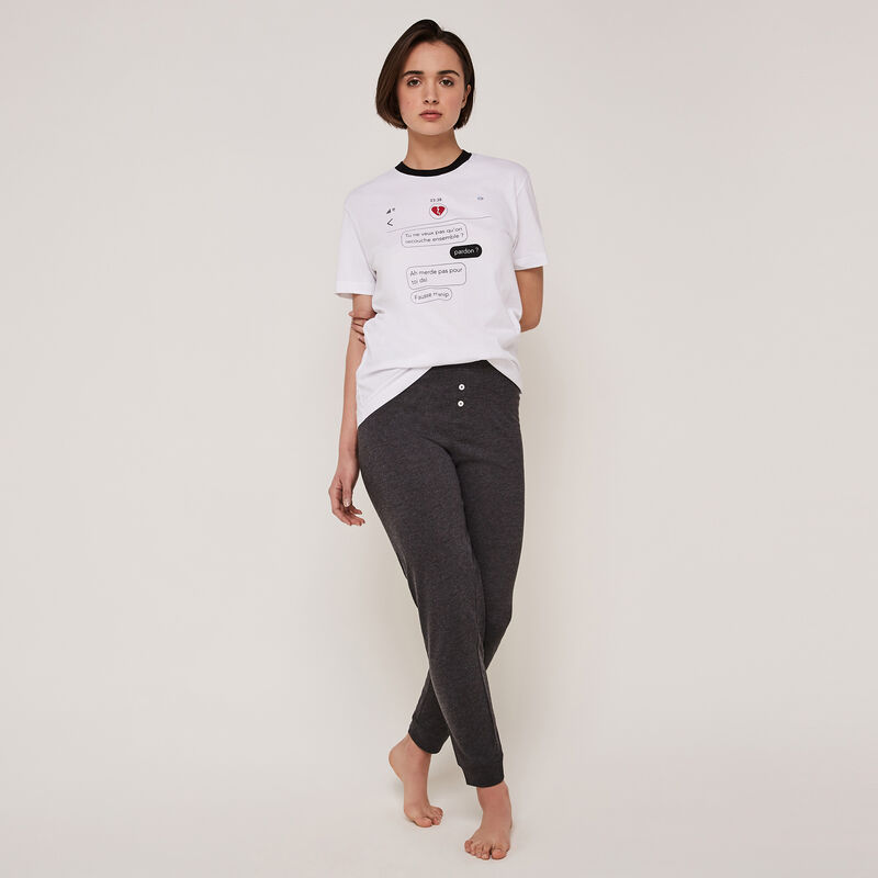 Pantalón de punto con detalle de cinturón oupsybabiz Pantalón de punto con detalle de cinturón oupsybabiz;