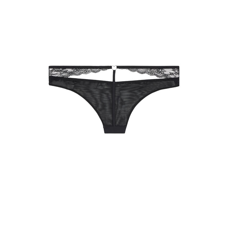 Braguita culotte con microdetalles de bisutería Braguita culotte con microdetalles de bisutería;