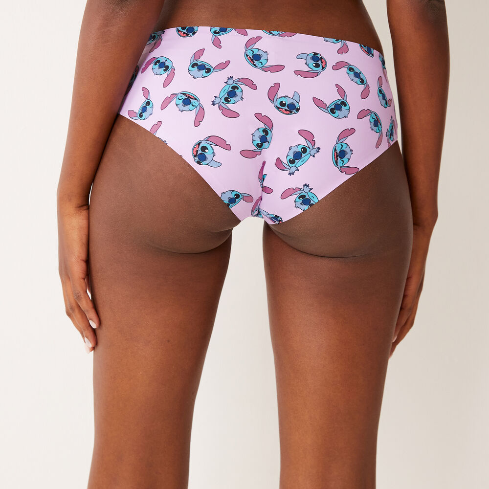 Braguita con estampado de stitch - morada morado.