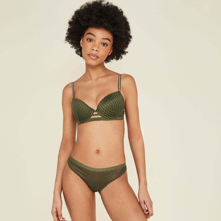 Braguita tanga caqui graphimeshiz green.