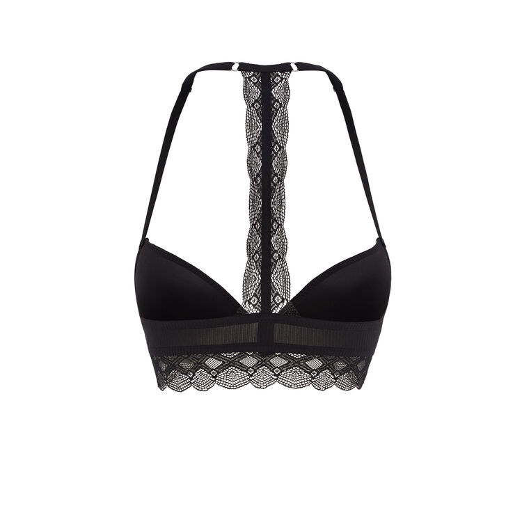 Sujetador push-up de color negro monoskiz Sujetador push-up de color negro monoskiz;