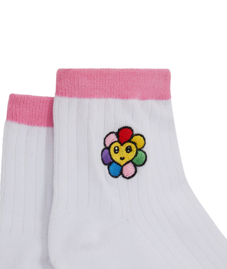 Calcetines con estampado - blanco blanco.