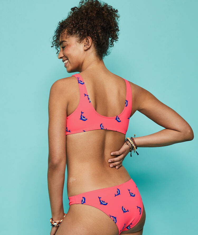 Top de bikini rosa fluorescente flipperiz rose fluo.