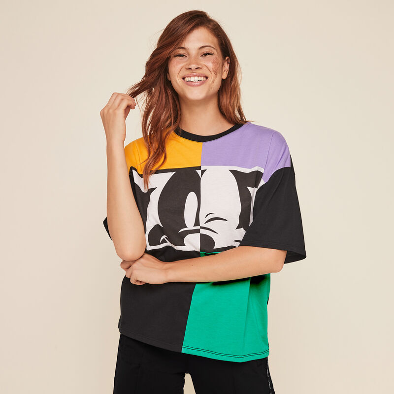 Top de punto con estampado de Mickey combomickiz Top de punto con estampado de Mickey combomickiz;
