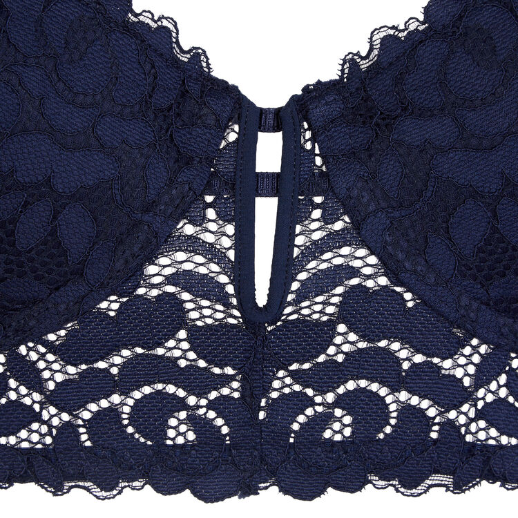 Sujetador bustier azul de aumento luluiz blue.