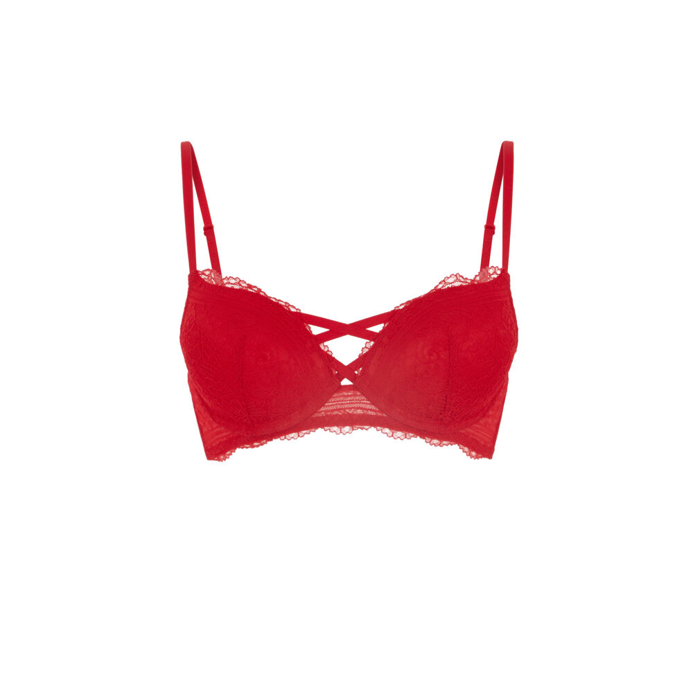 Sujetador ultra push-up - naranja naranja.