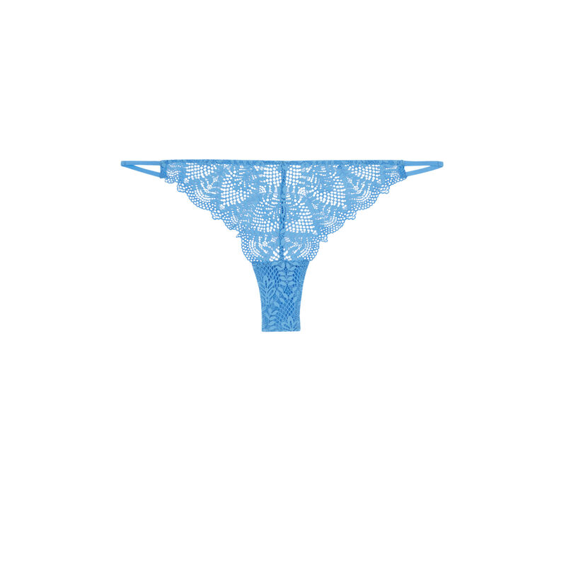 Braguita brasileña de encaje - azul cielo Braguita brasileña de encaje - azul cielo ;