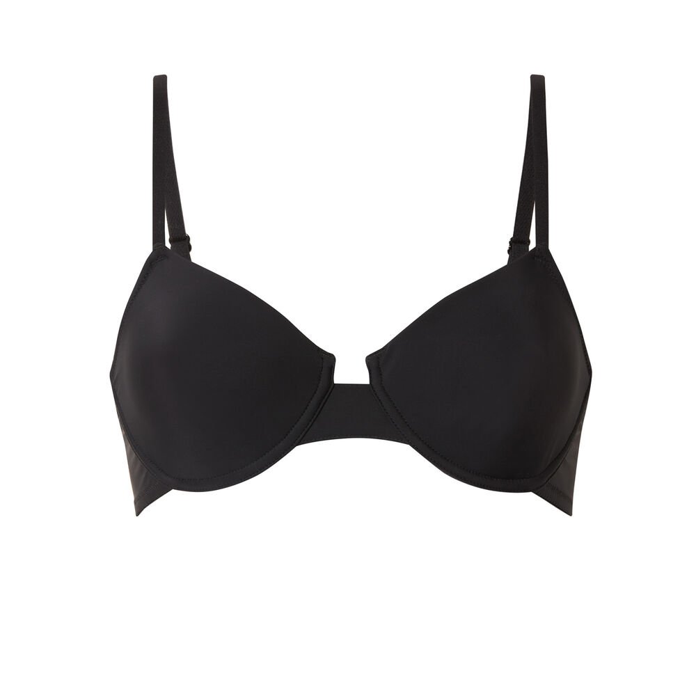 Sujetador corbeille de microfibra - negro negro.