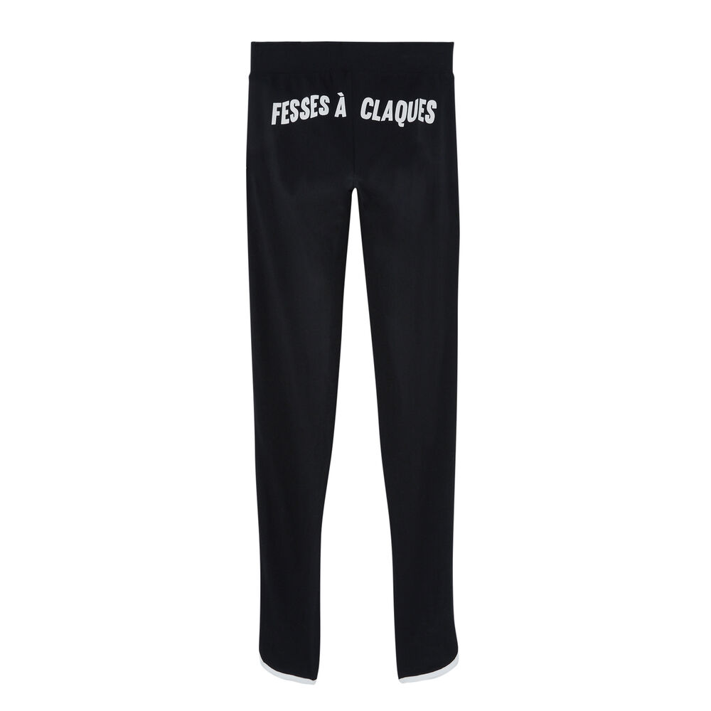 Leggings con estampado fesses à claque - negro negro.